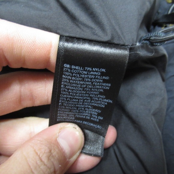 North Face Down Jacket Mens Medium Black Sierra Puffer Wind Rain Winter Rugged - Picture 7 of 13